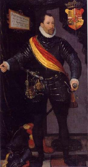 Hans Knieper Portrait of Frederick II of Denmark and Norway oil painting image
